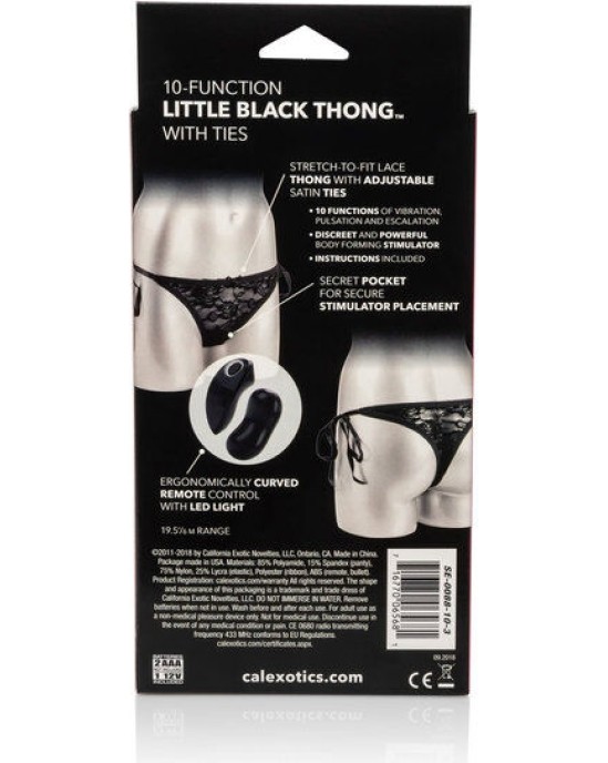 Calexotics 10 FUNCTION THONG WITH TIES