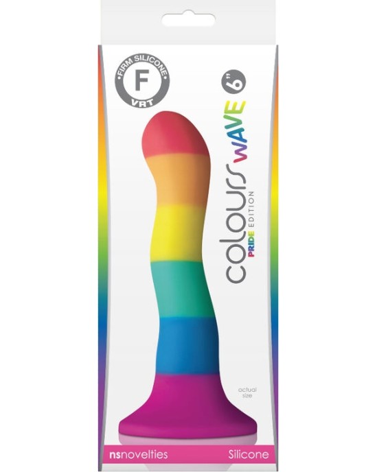 Pride LGBT FLAG DILDO WAVE 17 CM
