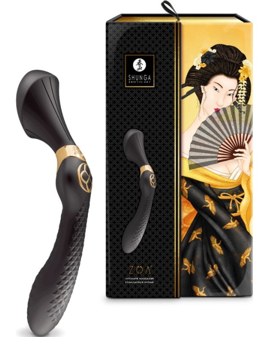 Shunga Toys SHUNGA - ZOA INTIMATE MASSAGER BLACK