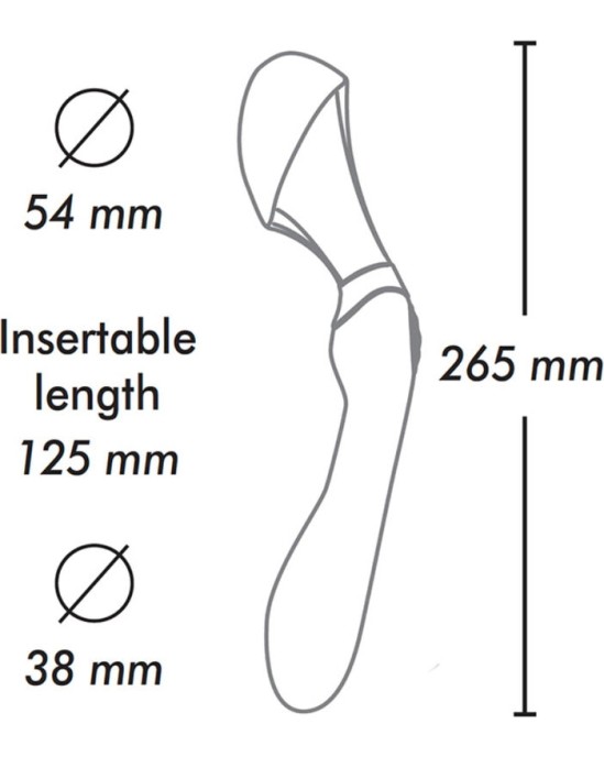 Shunga Toys SHUNGA - ZOA INTIMATE MASSAGER BLACK