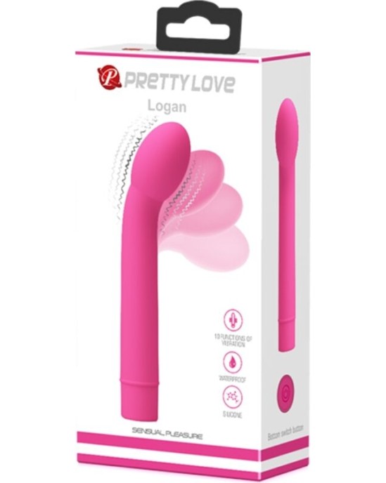 Pretty Love LOGAN G-SPOT VIBRATOR 10 VIBRATIONS PINK