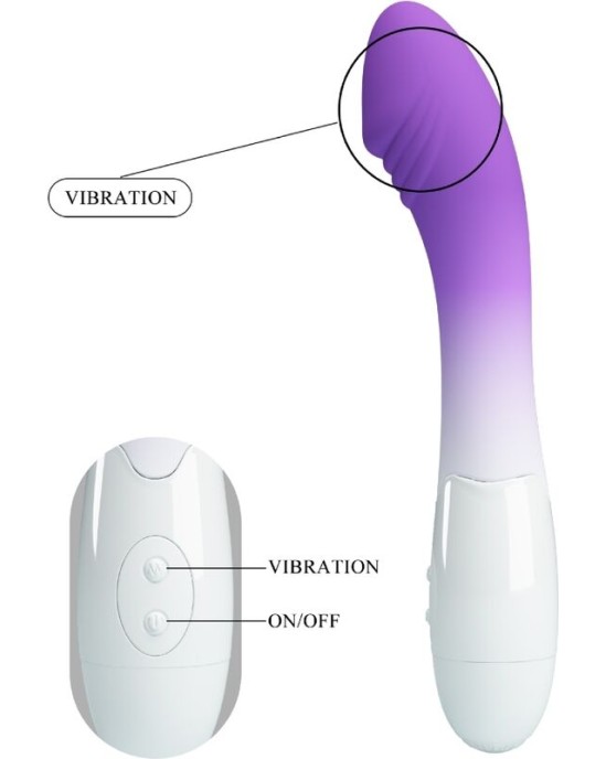 Pretty Love ELEMENTAL G-SPOT VIBRATOR 30 VIBRATIONS PURPLE