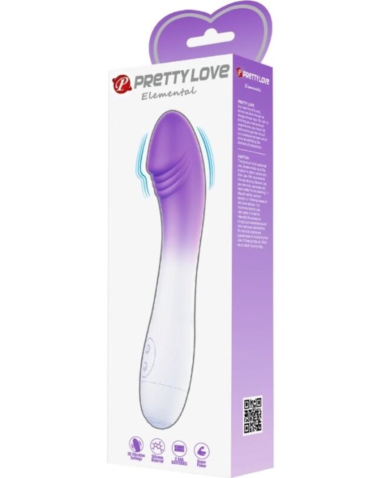 Pretty Love ELEMENTAL G-SPOT VIBRATOR 30 VIBRATIONS PURPLE