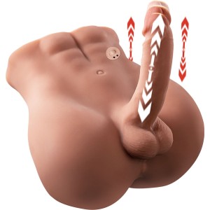 Xise BERTLETT DILDO ASS REALISTIC DILDO AND ANUS MASTURBATOR FRONT POSITION WITH THRUSTING 18 CM