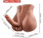 Xise BERTLETT DILDO ASS REALISTIC DILDO AND ANUS MASTURBATOR FRONT POSITION WITH THRUSTING 18 CM