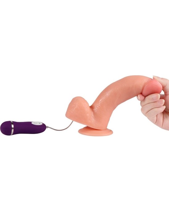Shequ APOLO VIBRATOR DILDO WITH REMOTE CONTROL 24.5 CM