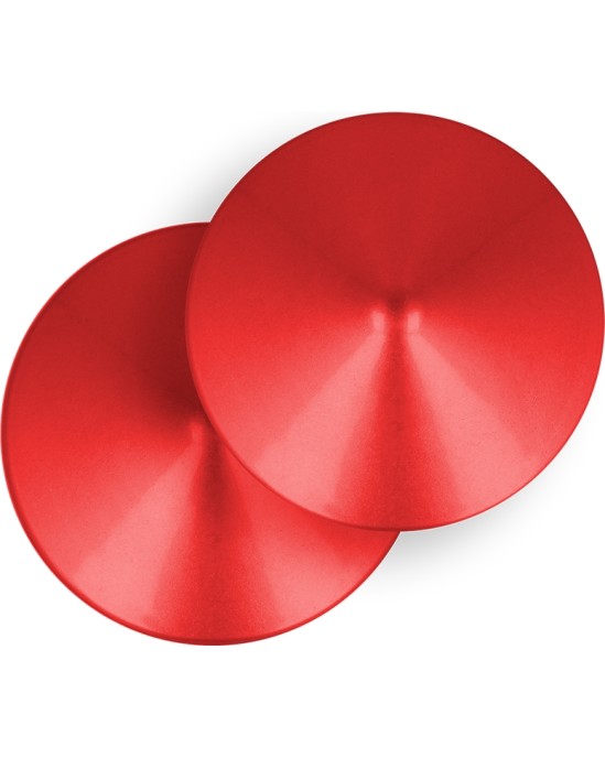 Ohmama Fetish RED CIRCLE NIPPLE COVERS