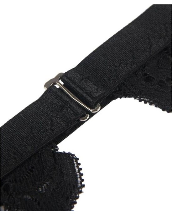 Subblime Sets SUBBLIME - SET THREE PIECES SET BRA+ GARTER BELT + THONG L/XL