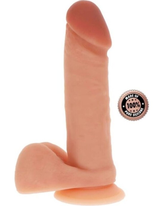 Get Real SILICONE DILDO 20,5 CM W BALLS SKIN