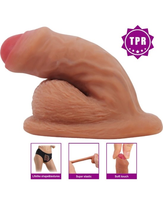 Pretty Love WARNELL ULTRA REALISTIC AND ELASTIC DILDO 9.5 CM MULATO