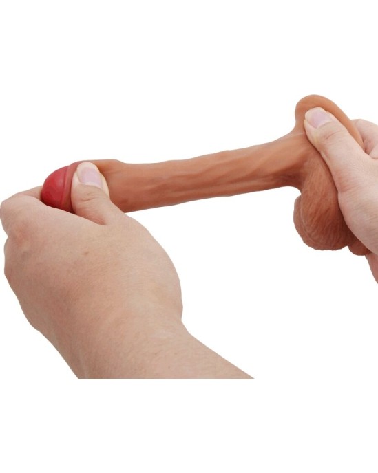 Pretty Love WARNELL ULTRA REALISTIC AND ELASTIC DILDO 9.5 CM MULATO