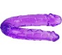 Baile Anal BAILE - DOUBLE DILDO IN LILAC FLEXIBLE JELLY