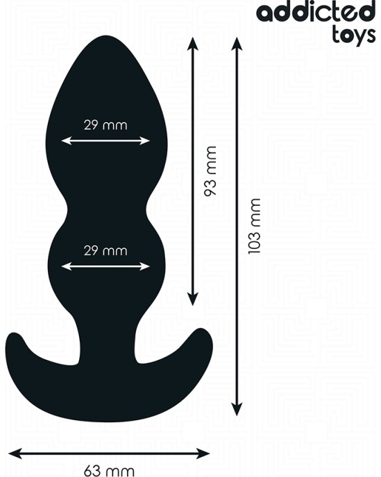 Addicted Toys ANAL PLUG SILICONE SIZE S 10.3 CM