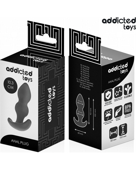 Addicted Toys ANAL PLUG SILICONE SIZE S 10.3 CM