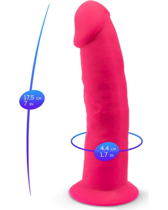 Silexd REALISTIC PENIS MODEL 2 PINK + REMOTE CONTROL LRS 17 CM