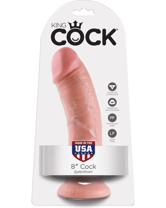 King Cock 8 DILDO FLESH 20.3 CM