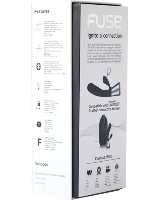 Kiiroo OHMIBOD FUSE APP REMOTE CONTROL BLACK