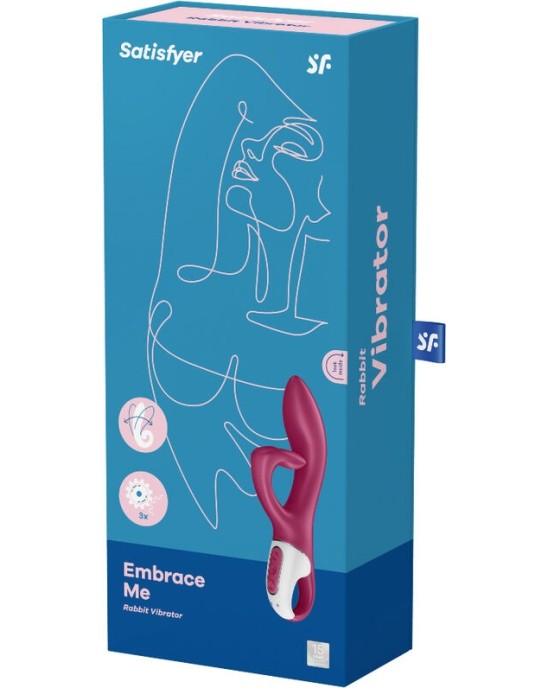 Satisfyer Vibrator SATISFYER - EMBRACE ME GSPOT VIBRATOR BERRY