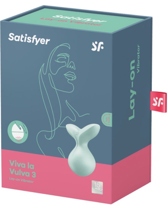 Satisfyer Layons SATISFYER - VIVA LA VULVA 3 LAY-ON VIBRATOR GREEN