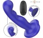 Intense Fun INTENSE - SHORTY VIBRATOR WITH SUCTION CUP BLUE REMOTE CONTROL
