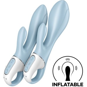 Satisfyer Vibrator SATISFYER - AIR PUMP BUNNY 1 INFLATABLE RABBIT VIBRATOR BLUE