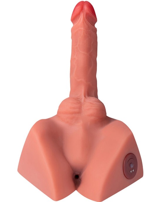 Xise MICHAEL REALISTIC DILDO AND ANUS MASTURBATOR WITH THRUSTING 15 CM