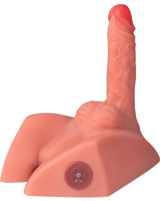 Xise MICHAEL REALISTIC DILDO AND ANUS MASTURBATOR WITH THRUSTING 15 CM