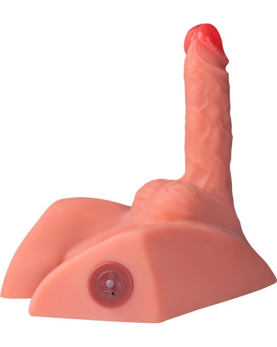 Xise MICHAEL REALISTIC DILDO AND ANUS MASTURBATOR WITH THRUSTING 15 CM