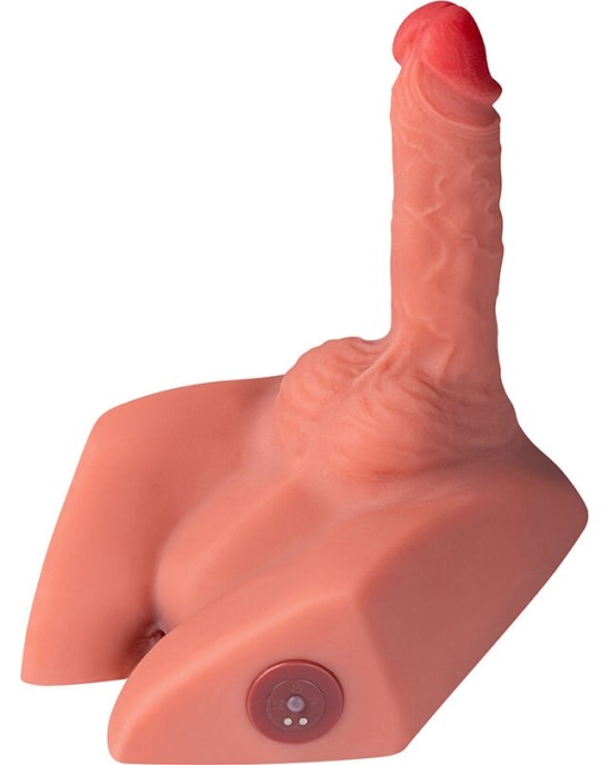 Xise MICHAEL REALISTIC DILDO AND ANUS MASTURBATOR WITH THRUSTING 15 CM