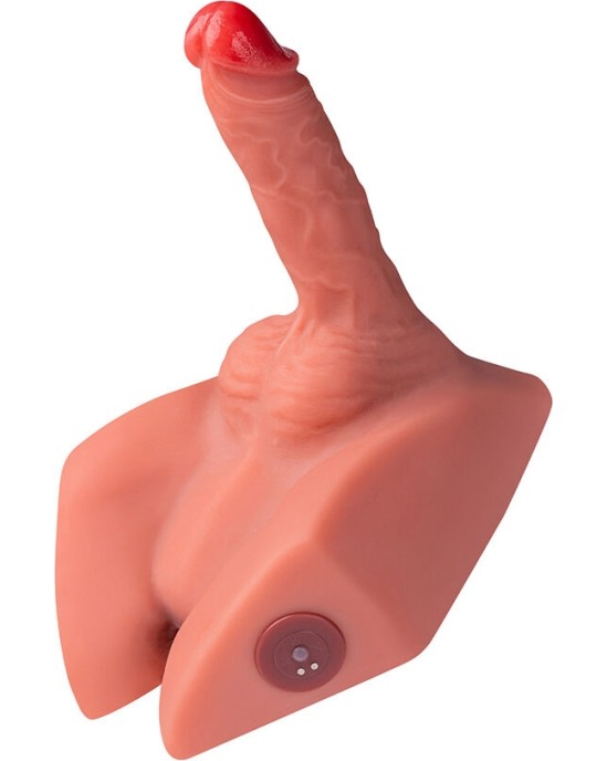 Xise MICHAEL REALISTIC DILDO AND ANUS MASTURBATOR WITH THRUSTING 15 CM