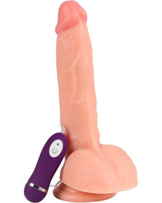 Shequ BEAST VIBRATING DILDO WITH REMOTE CONTROL 24.5 CM