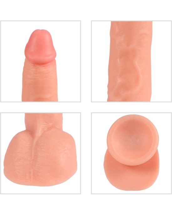 Shequ BEAST VIBRATING DILDO WITH REMOTE CONTROL 24.5 CM