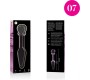 Nebula Series By Ibiza MODEL 7 ANAL PLUG BOROSILICATE GLASS PINK 13.5 CM -O- 3 CM