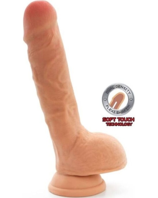 Get Real DUAL DENSITY DILDO 25,5 CM BALLS SKIN
