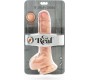 Get Real DUAL DENSITY DILDO 25,5 CM BALLS SKIN