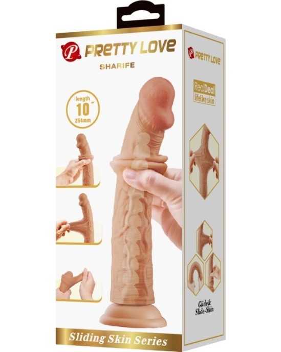 Pretty Love SHARIFE REALISTIC DILDO 25 CM FLESH