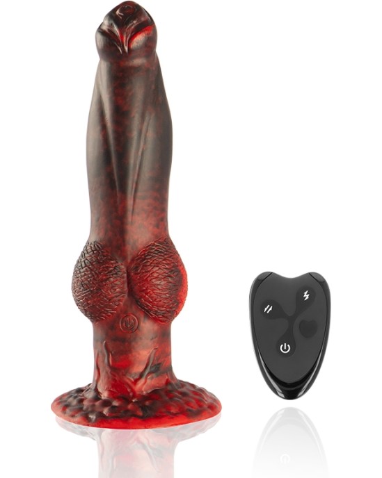 Epic PROMETHEUS DILDO TITAN IN FLAMES RECHARGEABLE REMOTE CONTROL