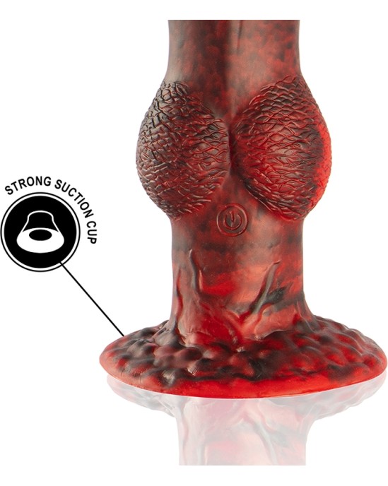 Epic PROMETHEUS DILDO TITAN IN FLAMES RECHARGEABLE REMOTE CONTROL