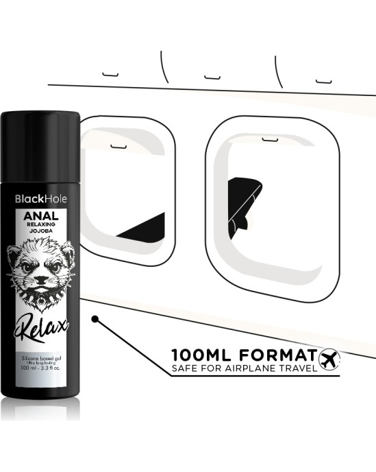 Black Hole ANAL RELAXING JOJOBA RELAX SILICONE BASE 100 ML