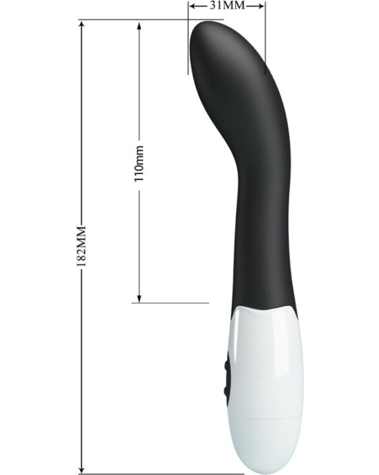 Pretty Love Flirtation PRETTY LOVE - BISHOP G-SPOT VIBRATOR 30 MODES BLACK