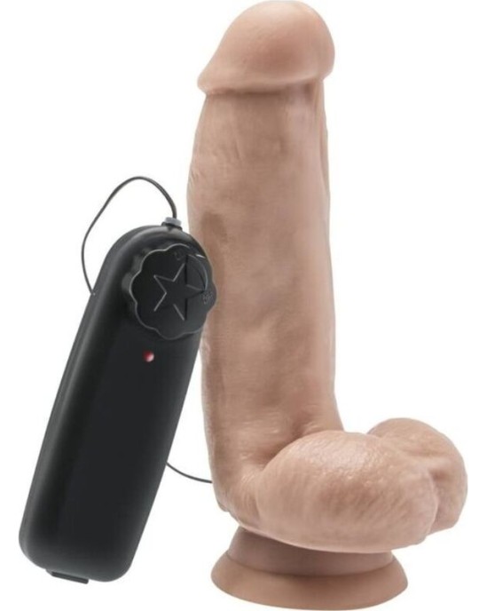 Get Real DILDO 12 CM WITH BALLS VIBRATOR SKIN