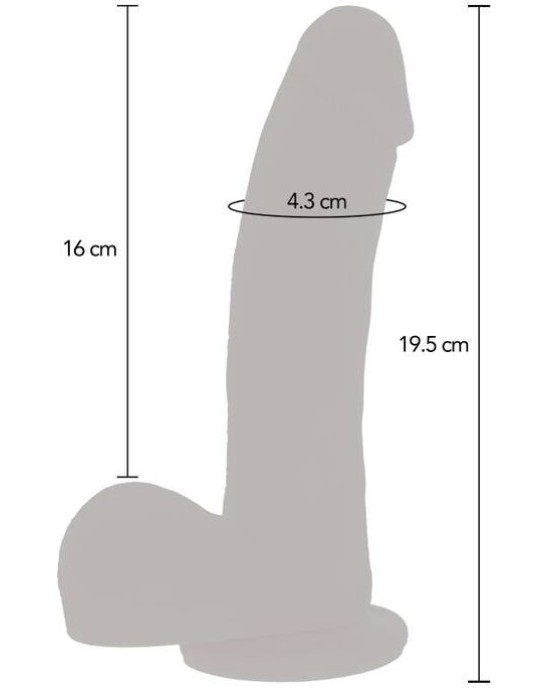 Get Real MAGNETIC PULSE TRUSTING DILDO SKIN