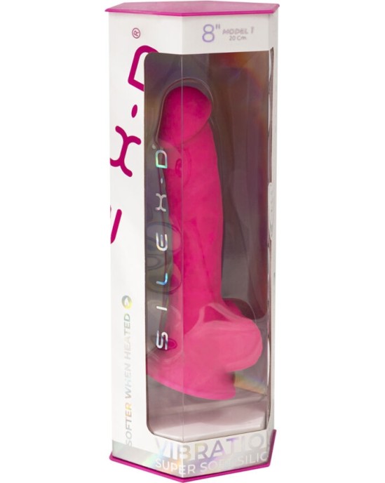 Silexd REALISTIC PENIS MODEL 18 PINK VIBRATION + REMOTE CONTROL LRS