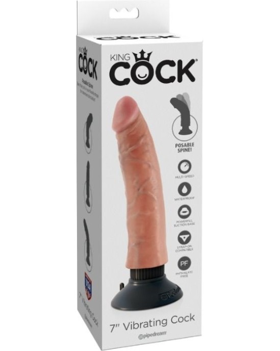 King Cock Reaslitic Dildo with Vibration 7
