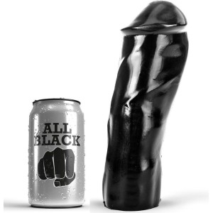 All Black DILDO REALISTIC 20 CM