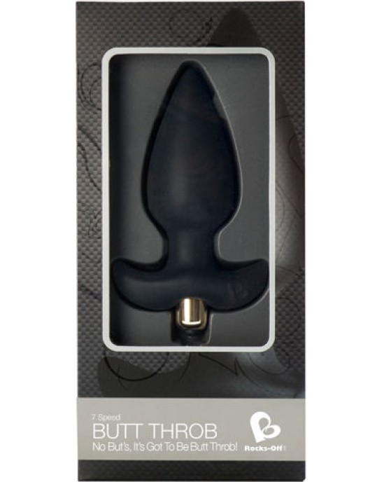 Rocks-Off BUTT THROB P-POINT STIMULATOR 7 SPEEDS BLACK