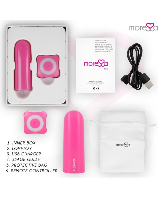 Moressa NIX VIBRATOR REMOTE CONTROL PINK