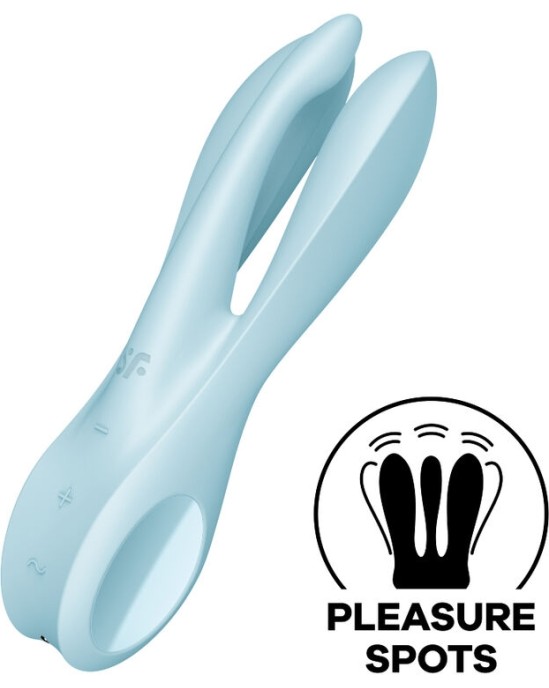 Satisfyer Vibrator SATISFYER - THREESOME 1 VIBRATOR BLUE