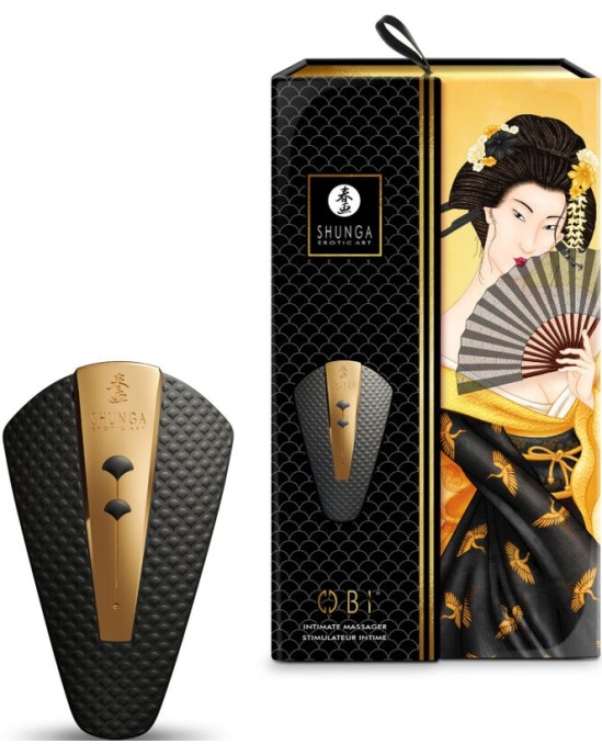 Shunga Toys SHUNGA - OBI INTIMATE MASSAGER BLACK