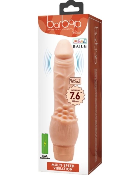 Baile BARBARA REALISTIC VIBRATOR 19.5 CM FLESH